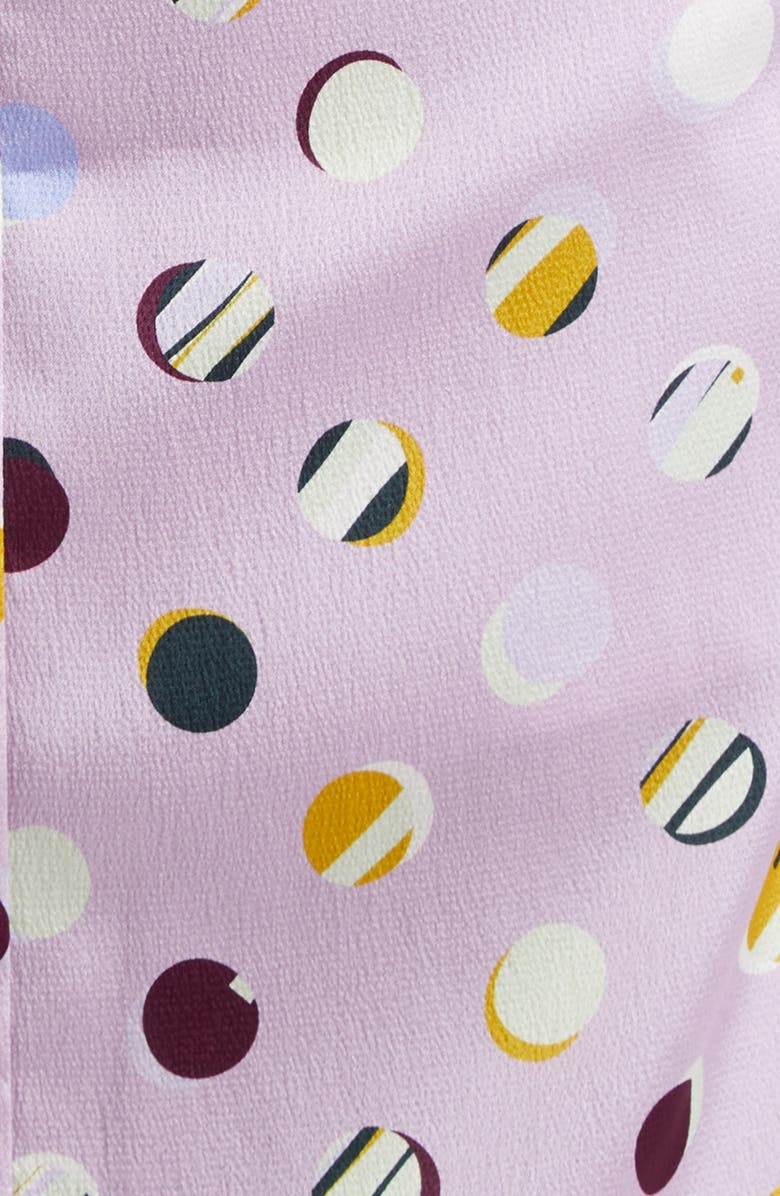 ST. JOHN Collage Dots Sleeveless Maxi Dress, Alternate, color, Amethyst Multi