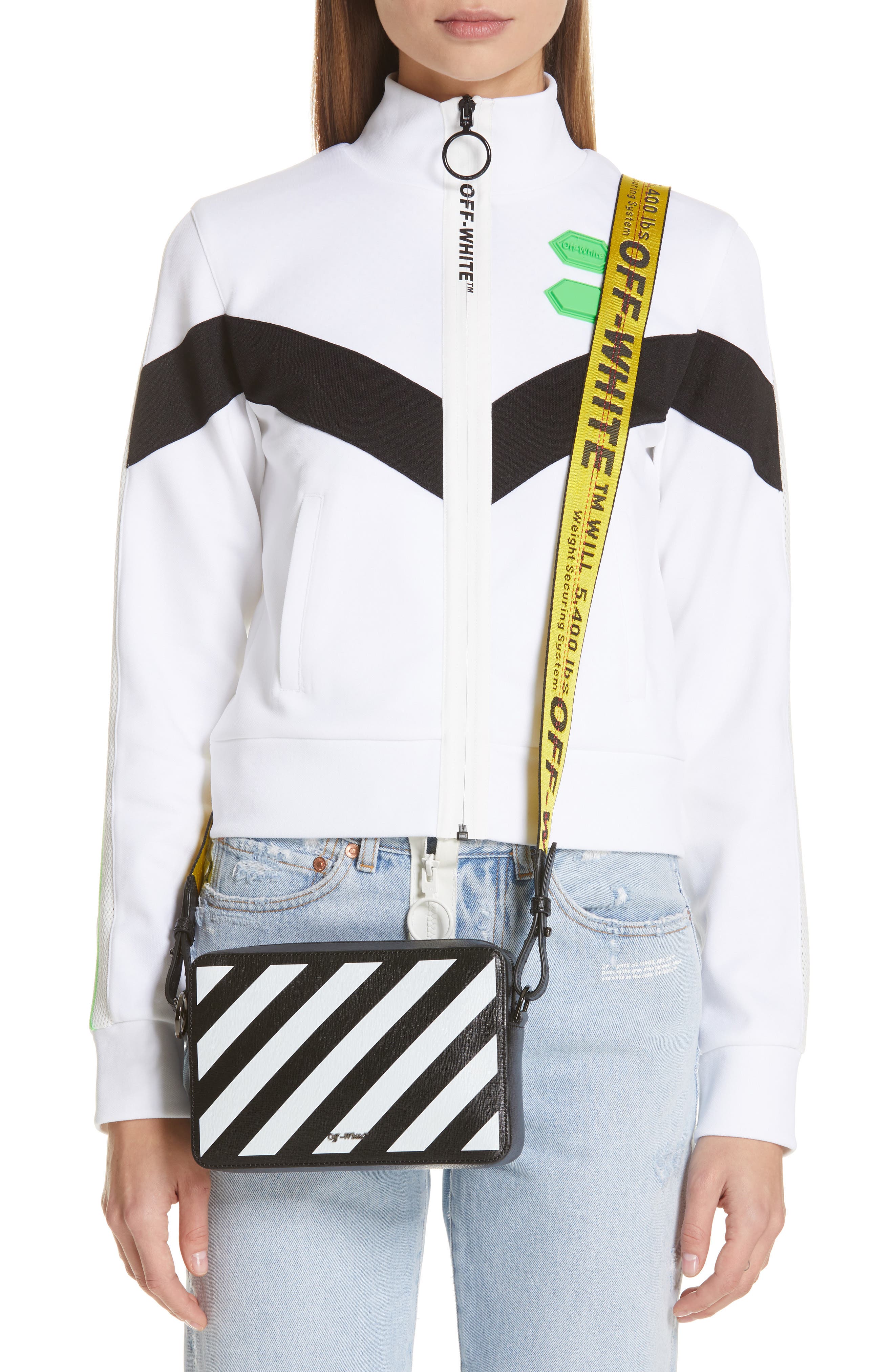 Off-White Diagonal Fanny Pack, Alternate, color, 
