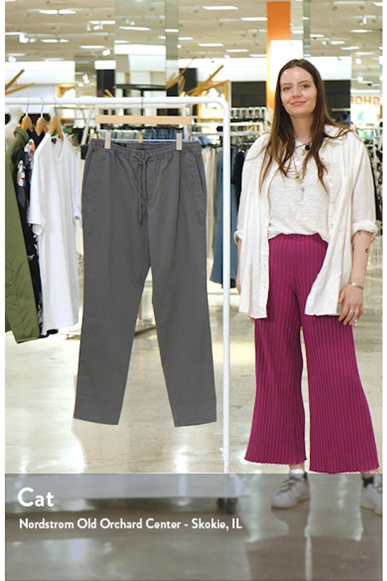 Elastic Waist Twill Chino Pants video