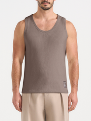 Manière De Voir Justin Ribbed Cotton Vest