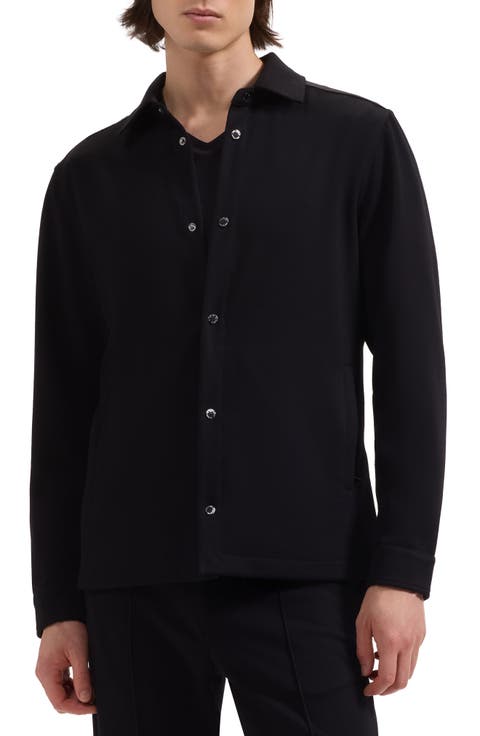 Soft Touch Knit Shirt Jacket