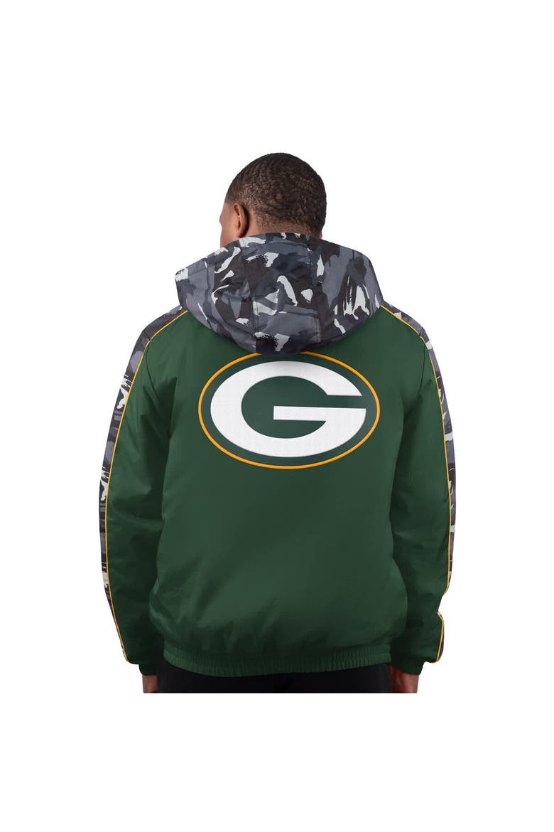 Men's Starter  Green Green Bay Packers Thursday Night Gridiron Full-Zip Jacket, Alternate, color, Green