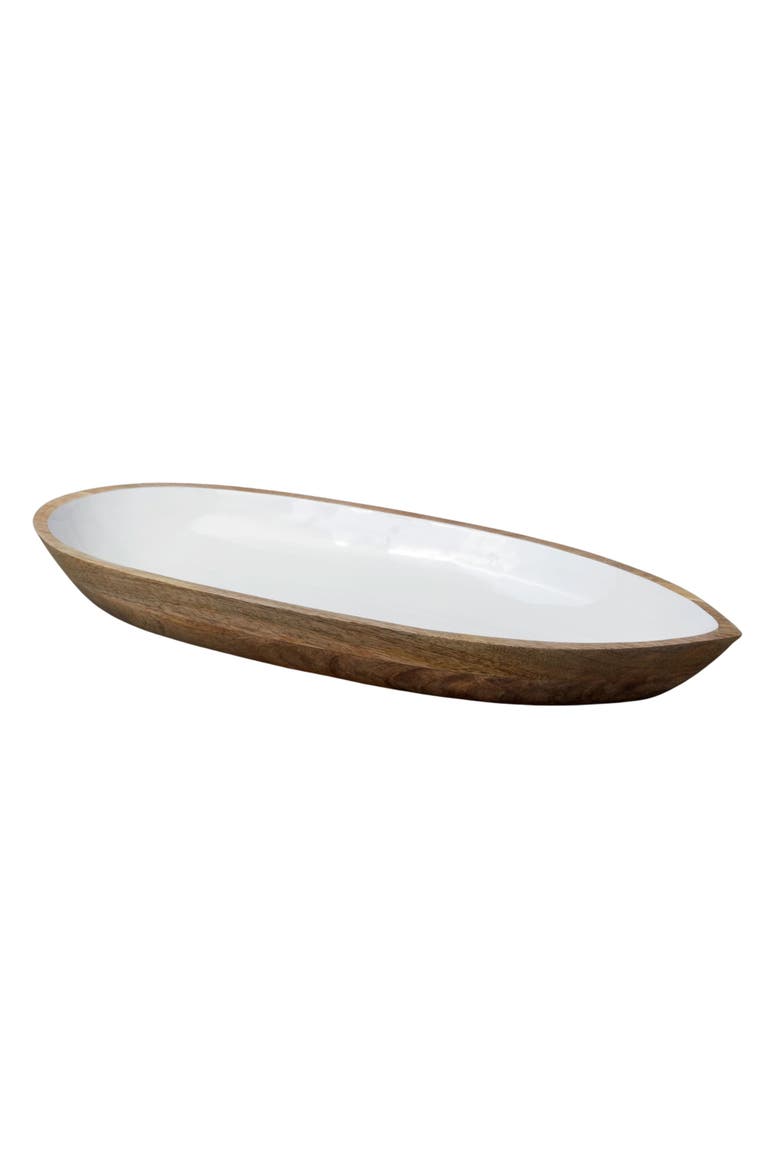 Madras Oval Dish, Main, color, Brown