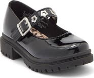 NORDSTROM RACK Kids' Amaya Lug Faux Leather Mary Jane Flat