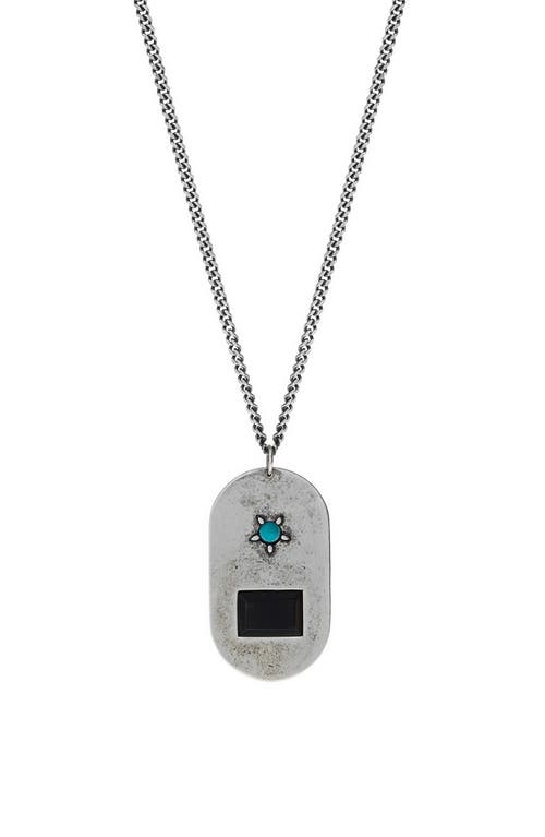 Degs & Sal Men's Dog Tag Necklace in Silver  product