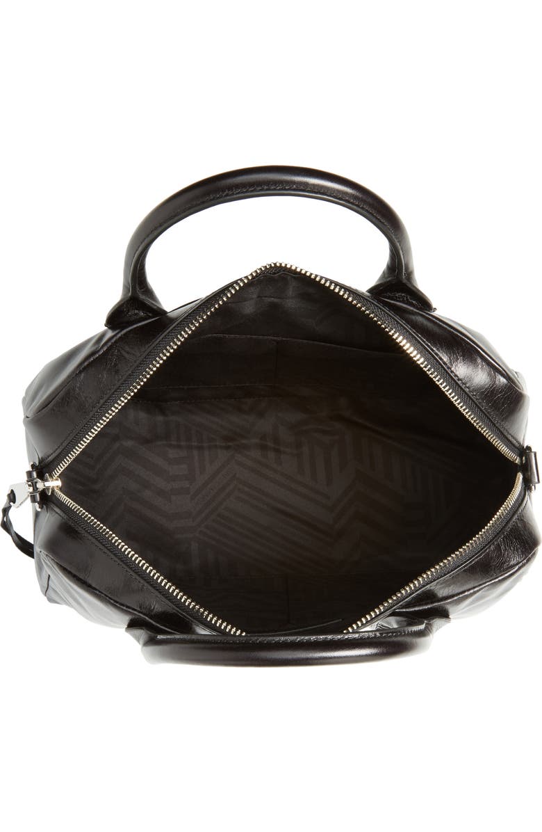 Rebecca Minkoff Vanity Leather Zip Satchel, Alternate, color,