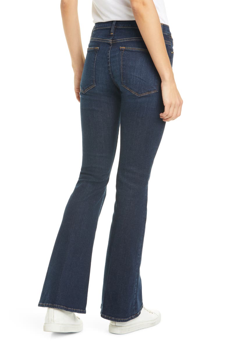 FRAME Le Pixie High Waist Flare Jeans, Alternate, color, Sutherland