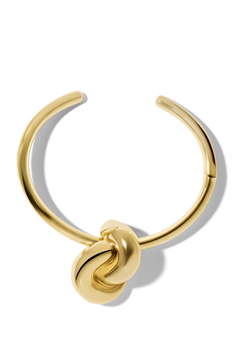 Knot Choker, Main, color, YELLOW GOLD