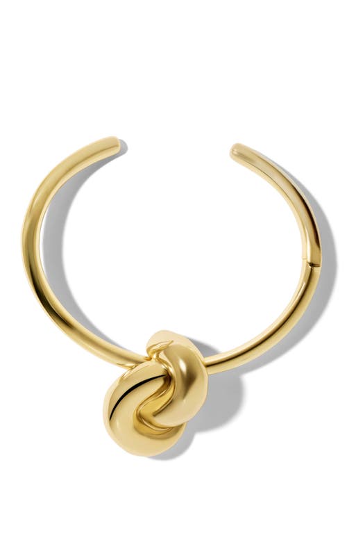 Jennifer Fisher Knot Choker In Yellow Gold