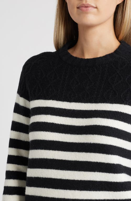CASLON CASLON® STRIPE CREWNECK SWEATER