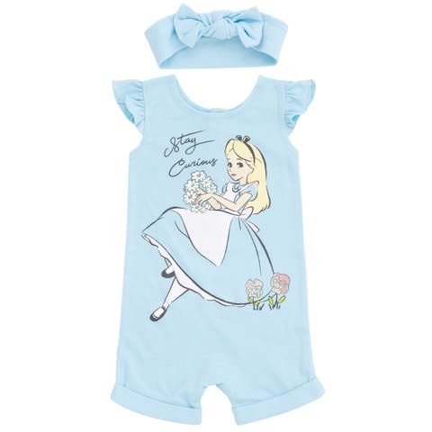2-Piece Sleeveless Romper and Headband Set