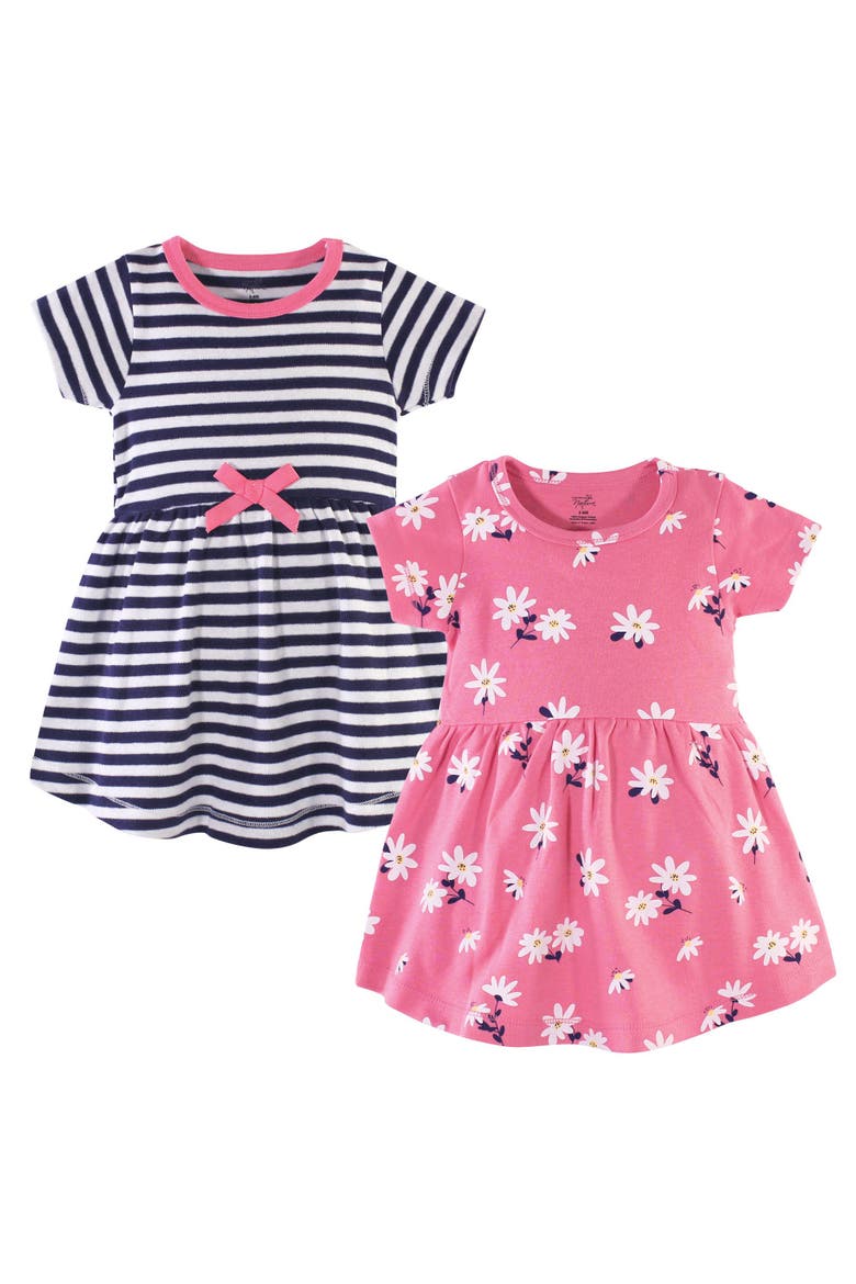 Two Pack Baby Dress Set, Main, color, Pink Daisy