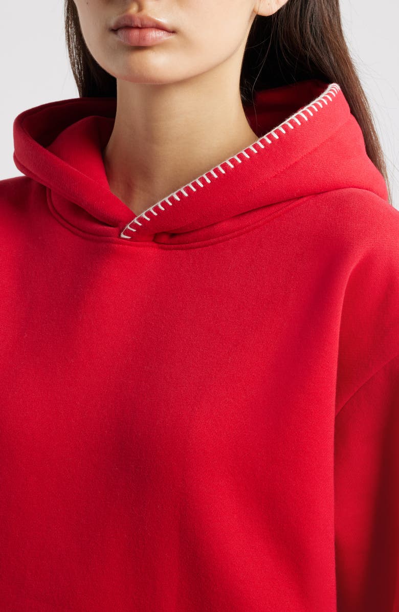 HAPPY CAMP3R Scarlett Heartfelt Graphic Hoodie, Alternate, color, Deep Red