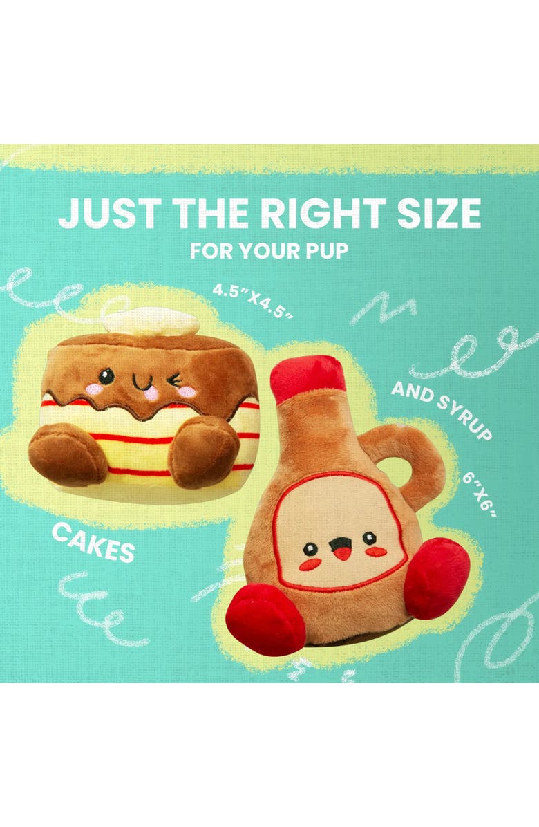 SnugArooz 2 Pack Plush Dog Toys, Alternate, color, Multicolored