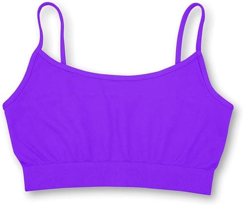 Malibu Sugar Solid Bra Cami In Purple