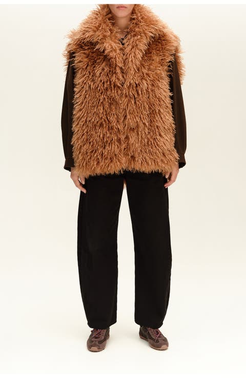 Oversize Fur Vest