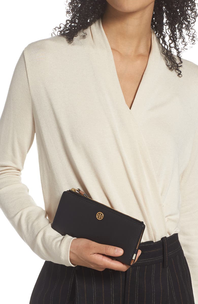 Tory Burch Walker Slim Zip Wallet, Alternate, color, 