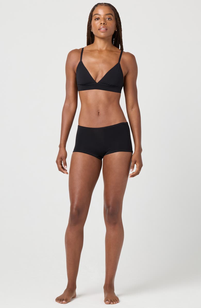 Florence by Mills Triangle Bralette, Alternate, color, Black