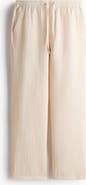 H&M Relaxed Fit Textured Trousers