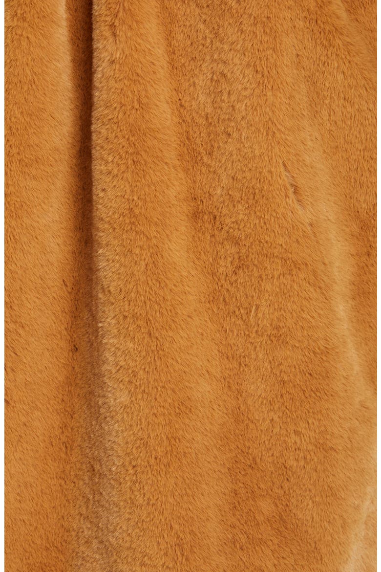 Pamella Velvety Faux Fur Coat, Alternate, color, LIGHTBROWN