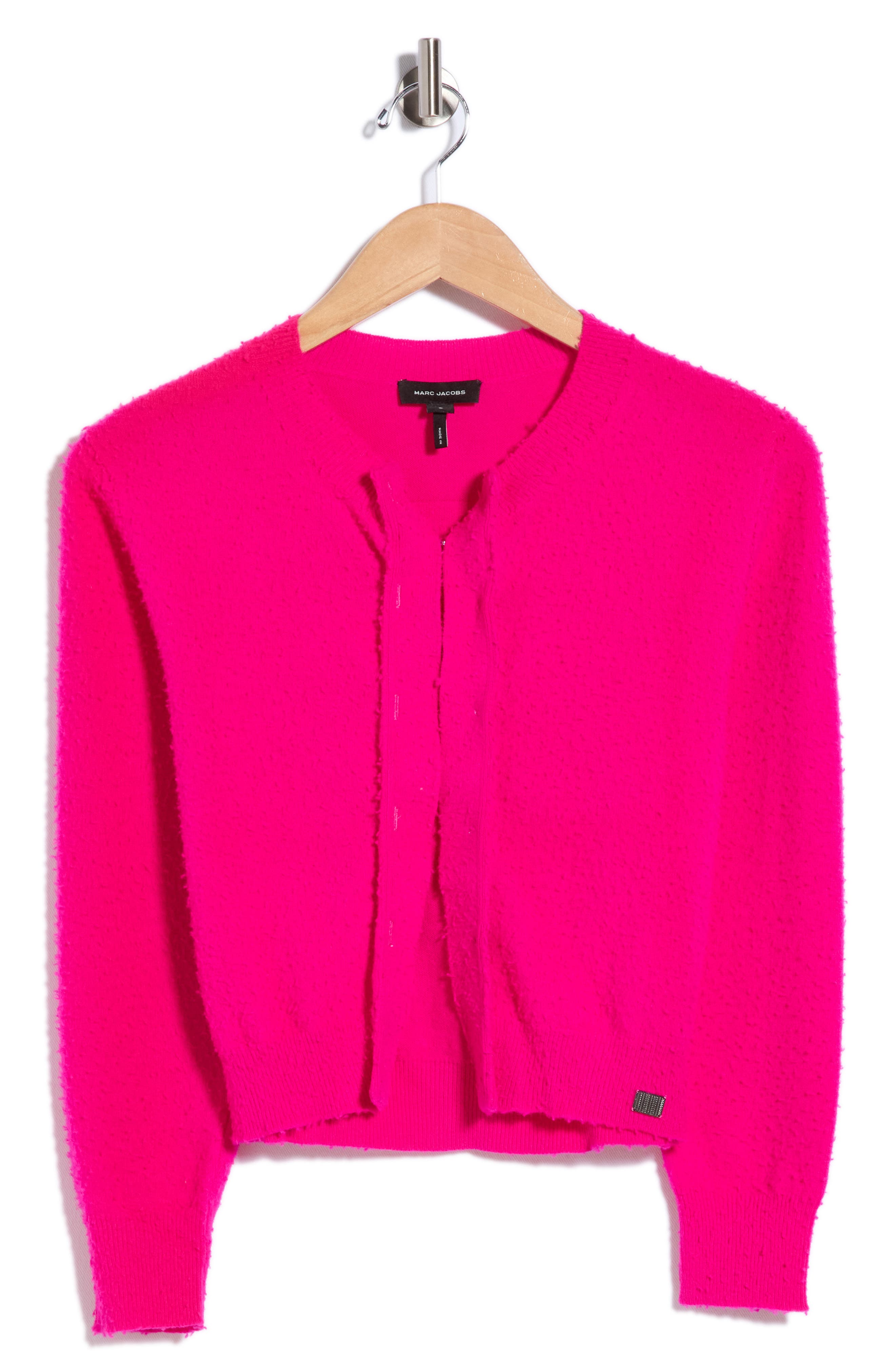 Pilled Hook and Eye Wool Cardigan