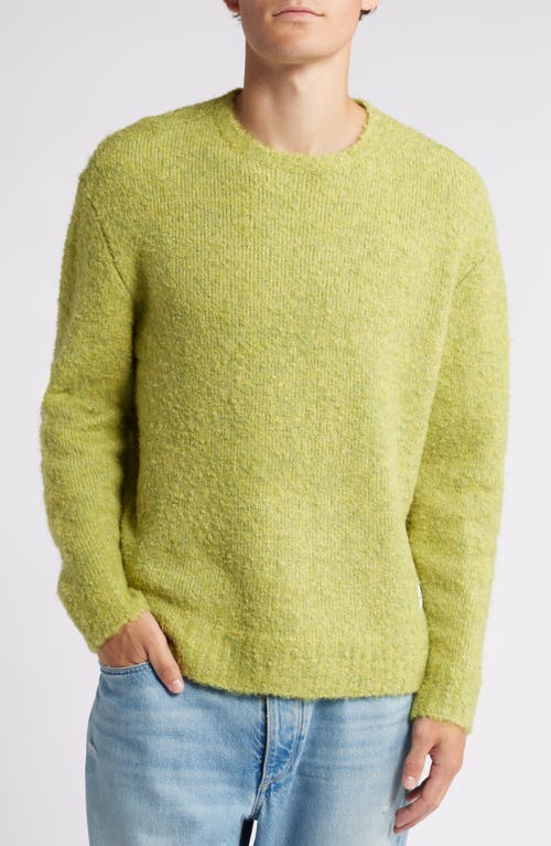 Native Youth Bouclé Sweater in Green 