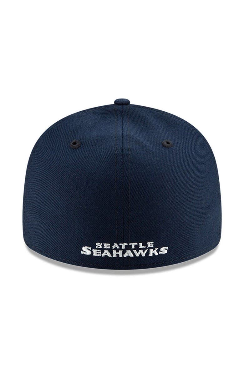 New Era Men's New Era Navy Seattle Seahawks Omaha Low Profile 59FIFTY Structured Hat, Alternate, color, 
