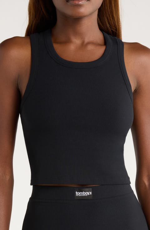 Rib Longline Sports Bra (Regular & Plus)