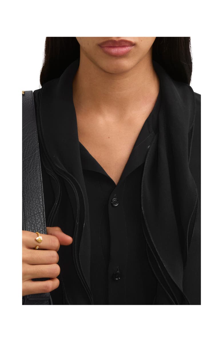 Burberry EKD Shield Pearl Ring, Alternate, color, Gold/Pearl