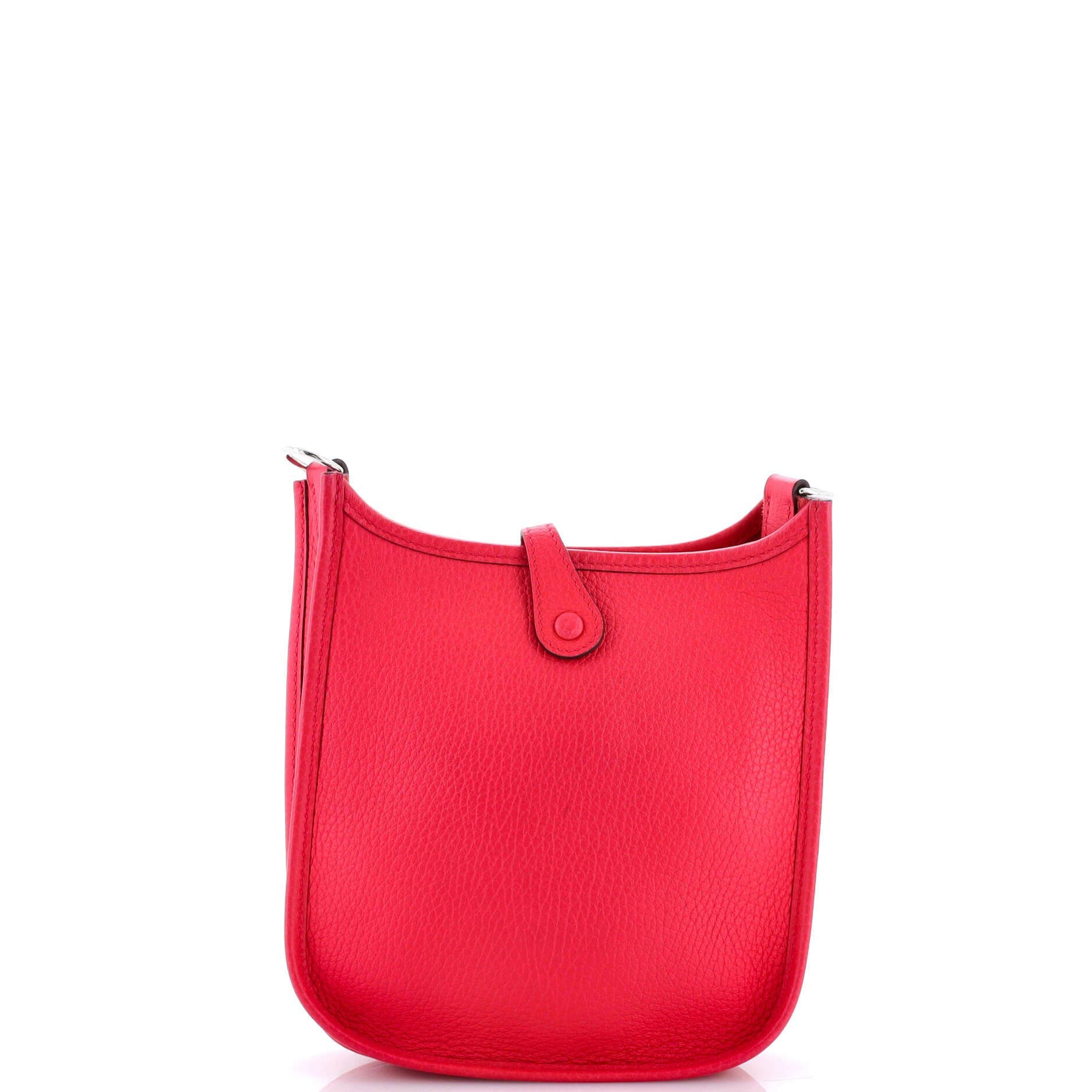 Pre-Owned Hermes Evelyne Bag Gen III Clemence TPM, Alternate, color, Rose Extreme