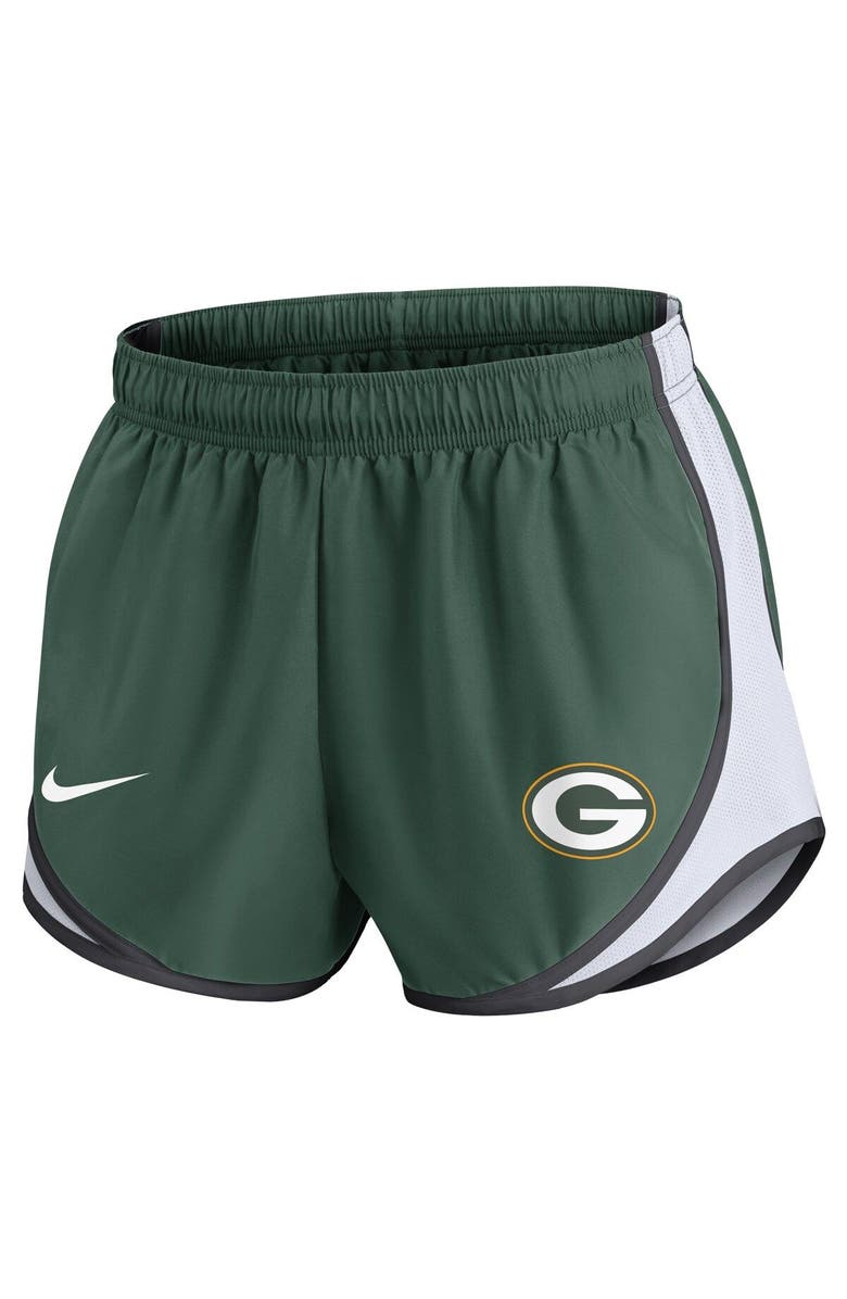 Nike Women's Nike Green Green Bay Packers Plus Size Tempo Shorts, Alternate, color, Green