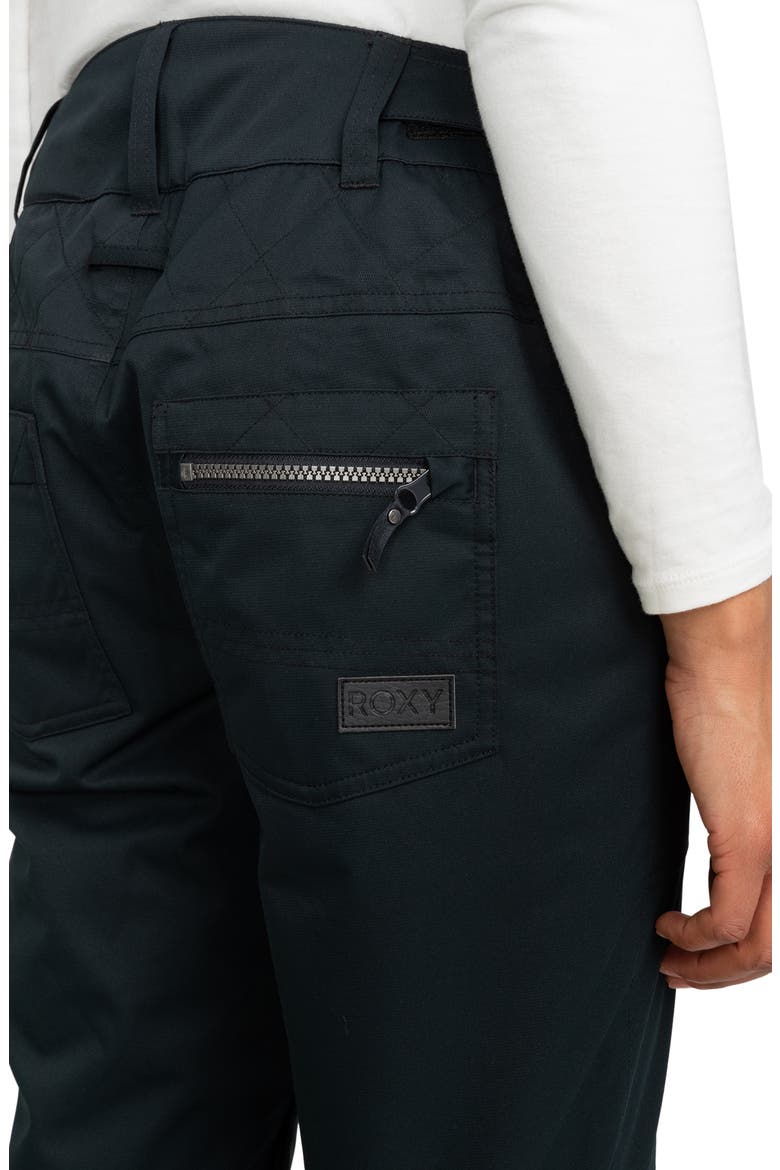 Nadia Insulated Waterproof Snow Pants, Alternate, color, TRUE BLACK