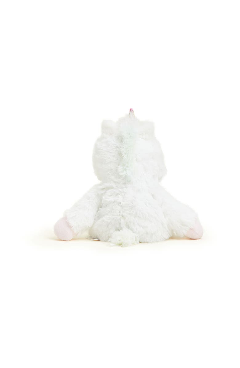 Warmies Unicorn Junior Plush Toy, Alternate, color, White