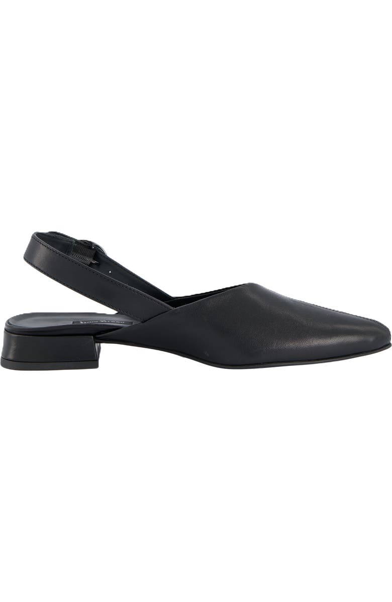 Paul Green Aladdin Slingback Point Toe Flat, Alternate, color, Black Soft Nappa