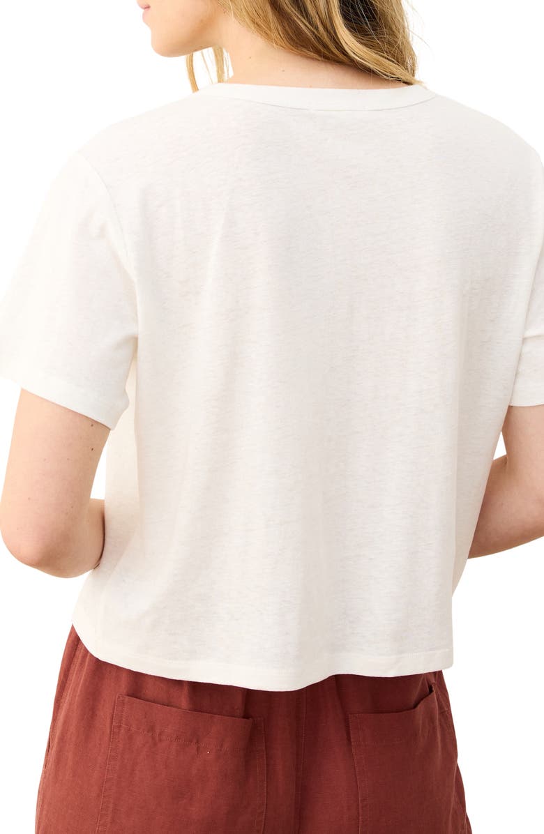 Marine Layer Hemp & Cotton Crop Graphic T-Shirt, Alternate, color, Natural