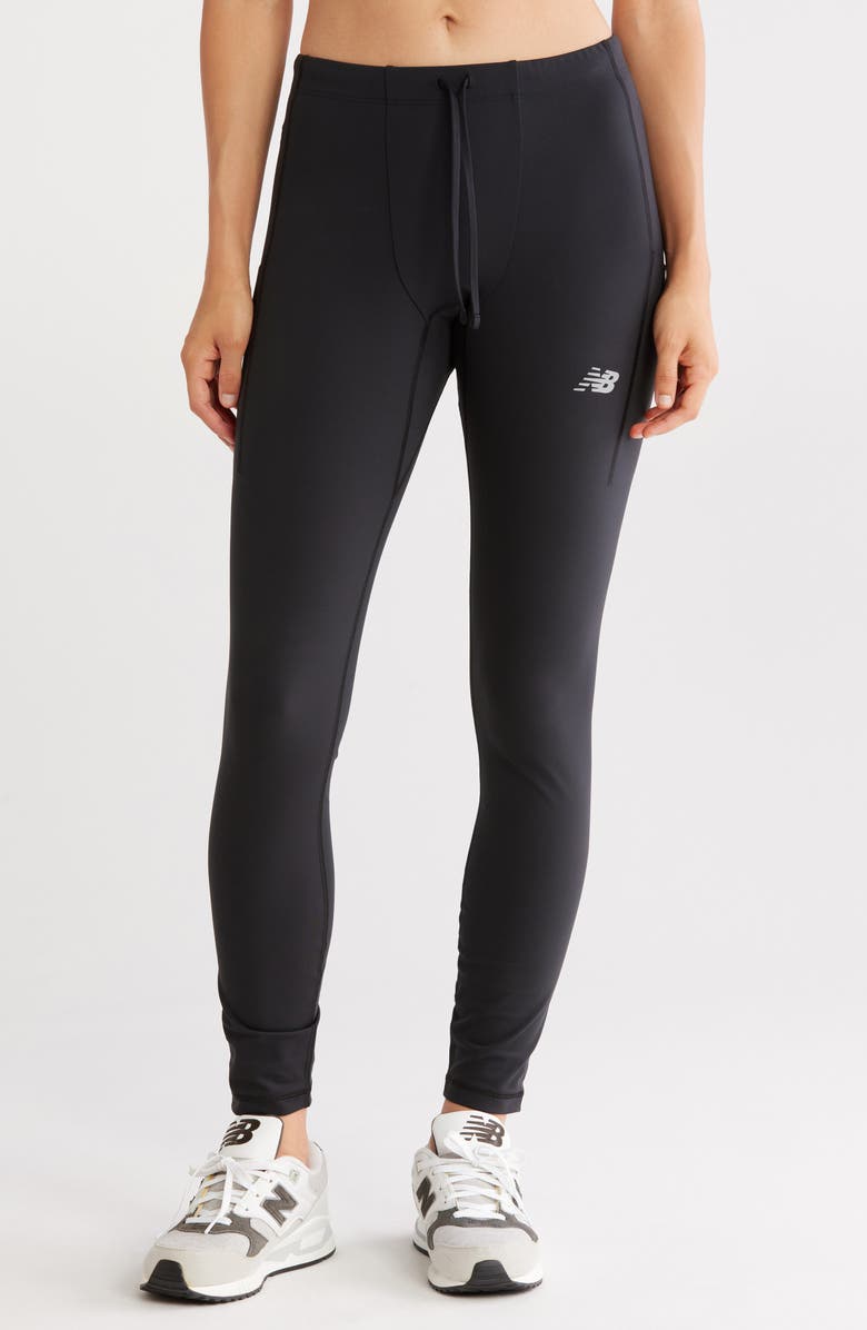 New Balance Sleek Pocket Running Tights, Main, color,