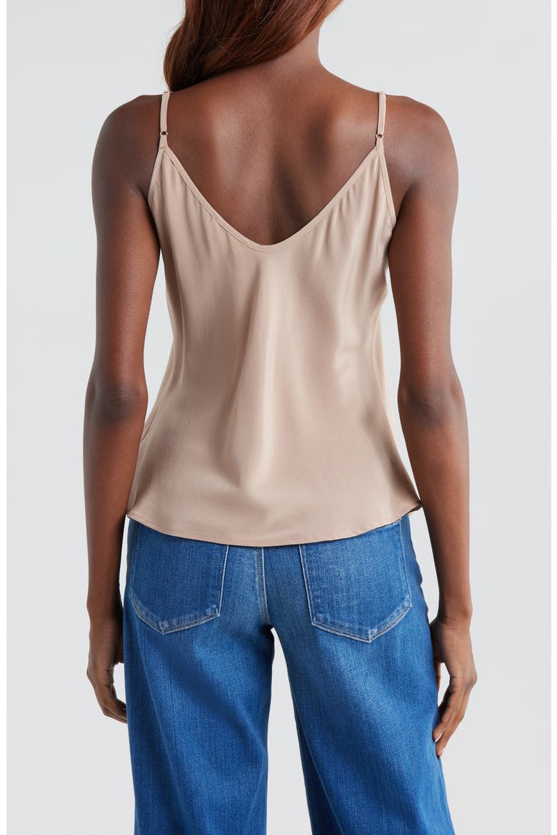 Lexi Silk Camisole, Alternate, color, CAPPUCCINO