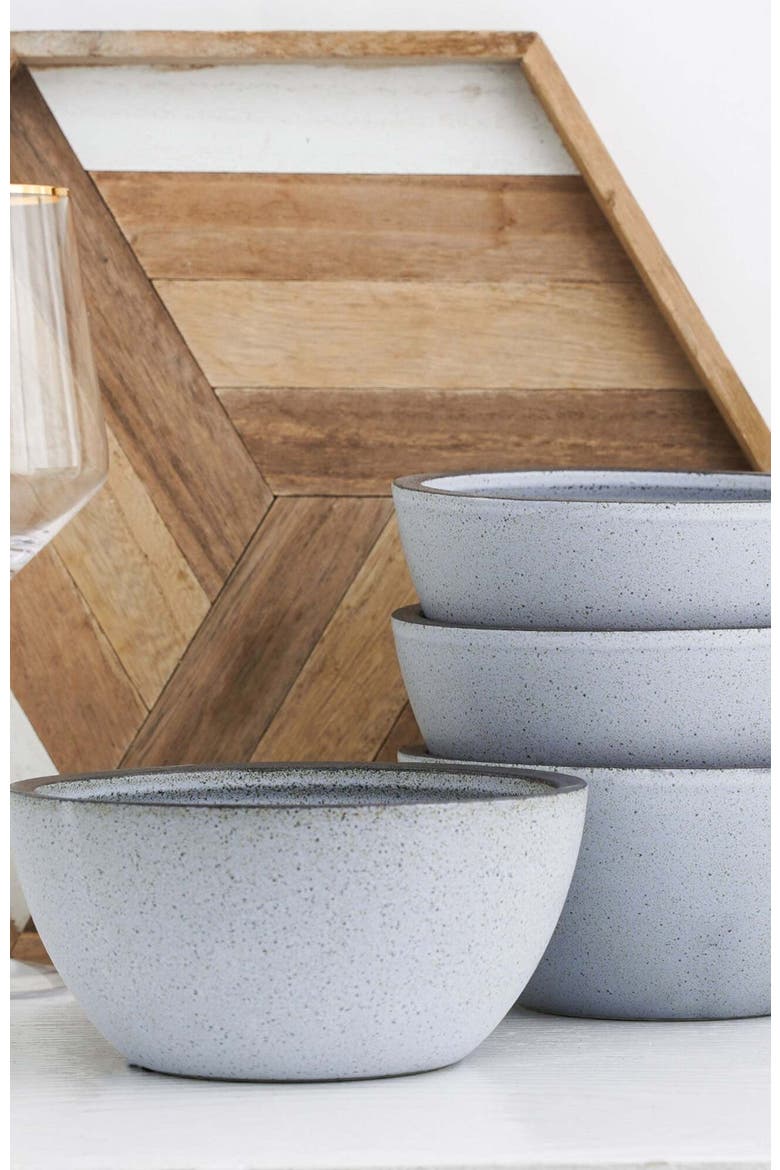 Tina Stoneware 4-Piece Bowl Set, Alternate, color, Blue and Gray