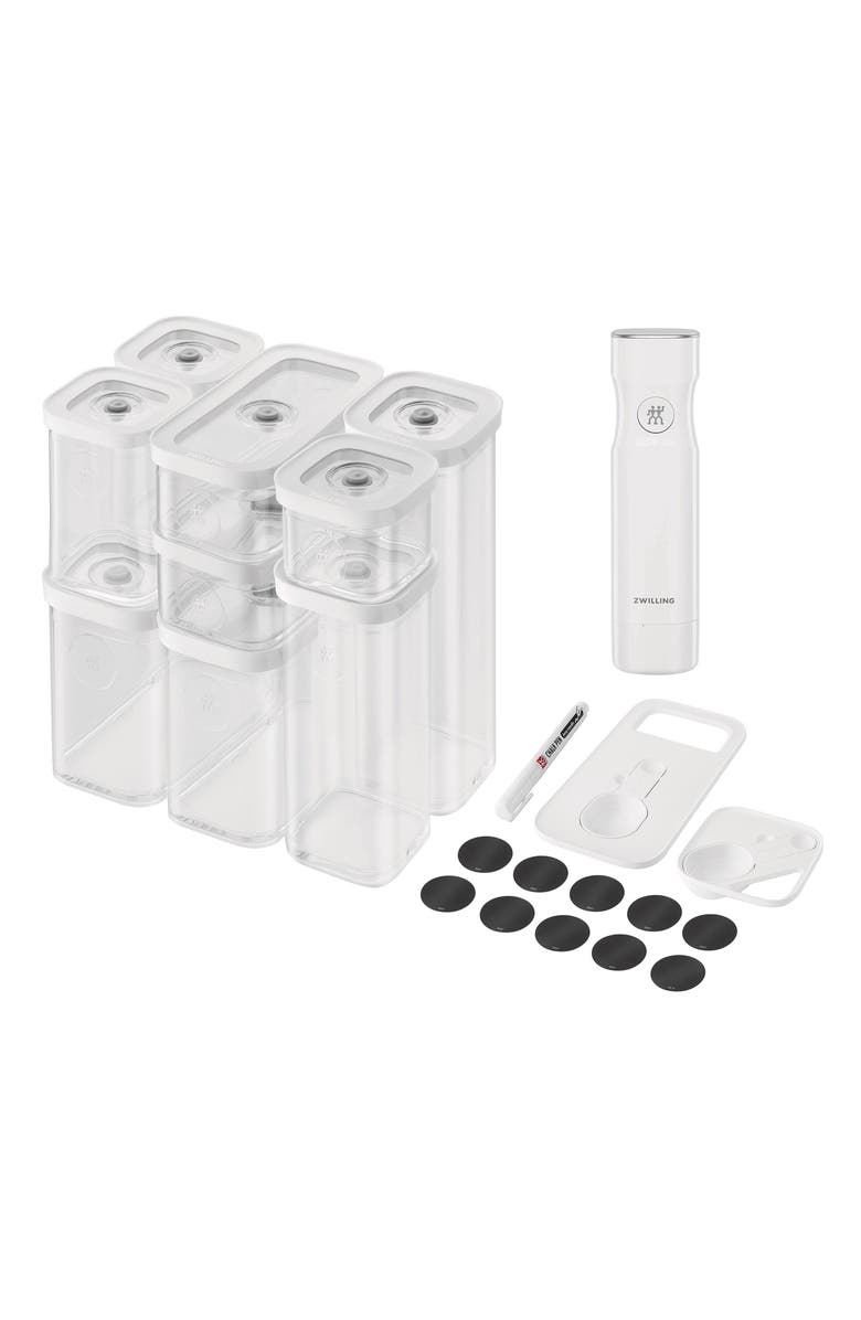 ZWILLING Fresh & Save 13-Piece Cube Set & Vacuum Pump Set, Main, color, Clear