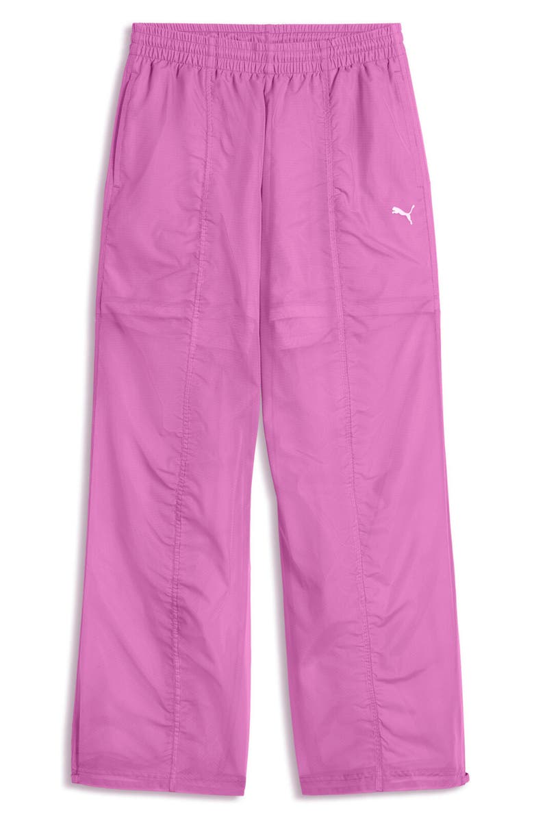 PUMA Dare To Nylon Ripstop Wide Leg Track Pants, Alternate, color,
