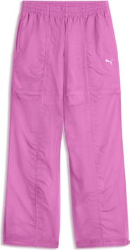 PUMA Dare To Nylon Ripstop Wide Leg Track Pants