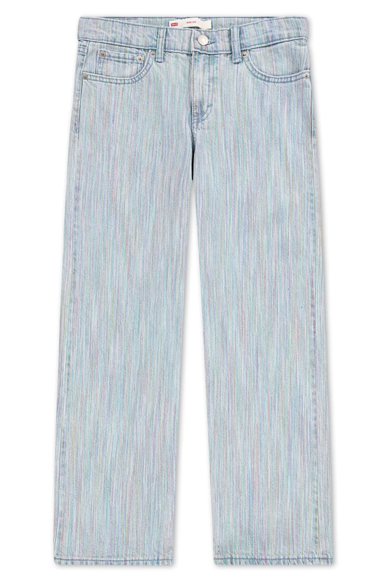 Kids' Rainbow Wide Leg Jeans, Main, color, KALEIDOSCOPE