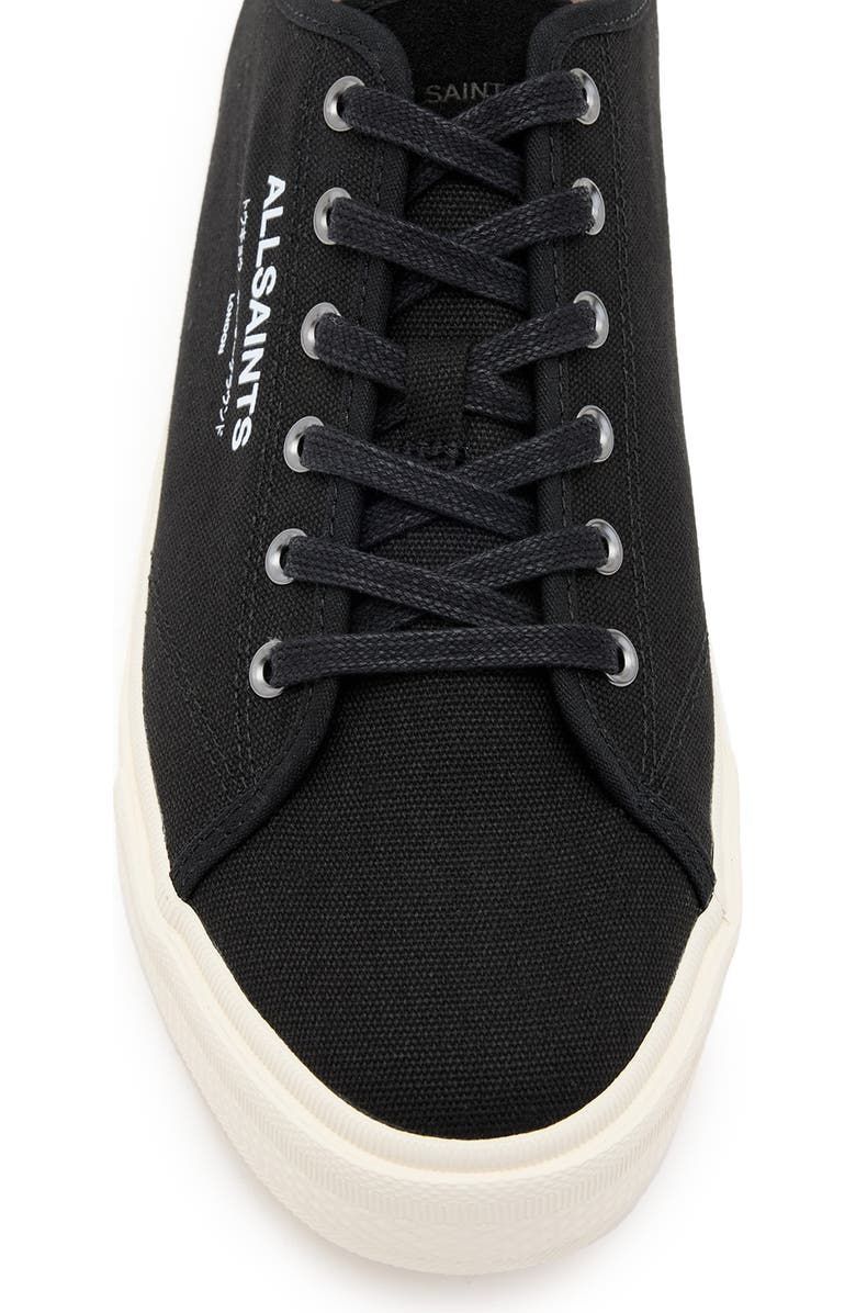 AllSaints Underground Low Top Sneaker, Alternate, color, Off White/ Black