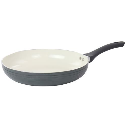 Oster Ridge Valley 12 Inch Aluminum Nonstick Frying Pan In Grey In Gray