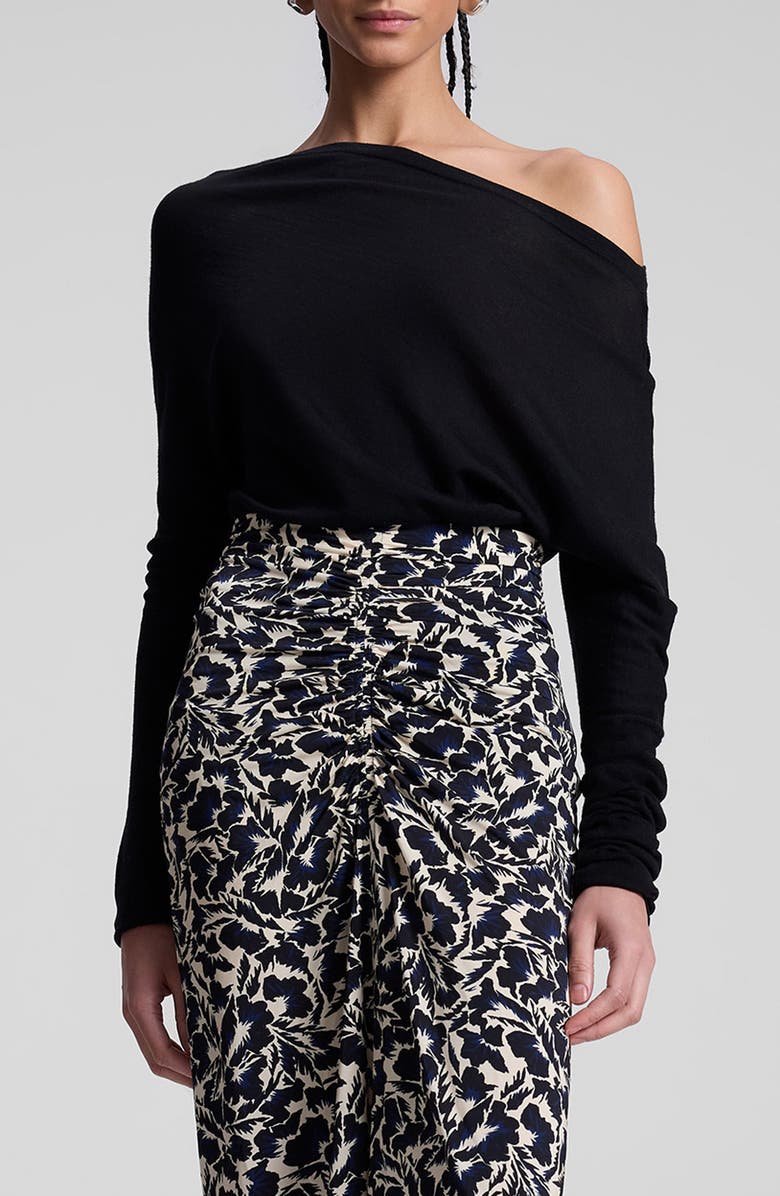 A.L.C. Liv One-Shoulder Merino Wool Top, Main, color, 