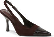 BERNESS Florrie Faux Leather Slingback Pump