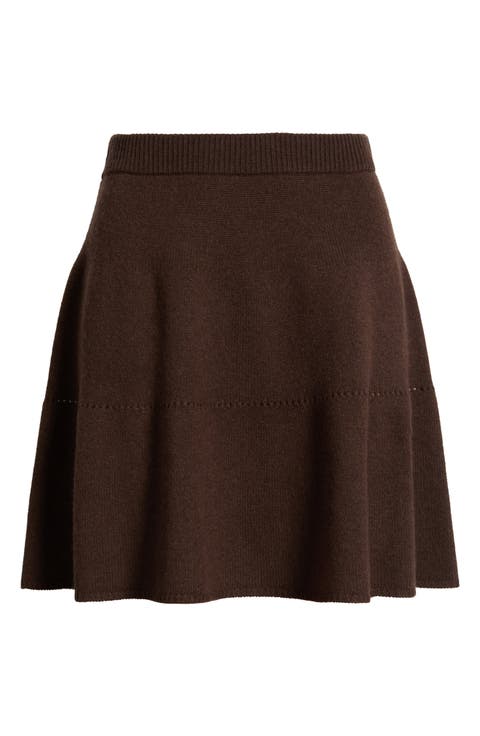 Wool & Cashmere Miniskirt