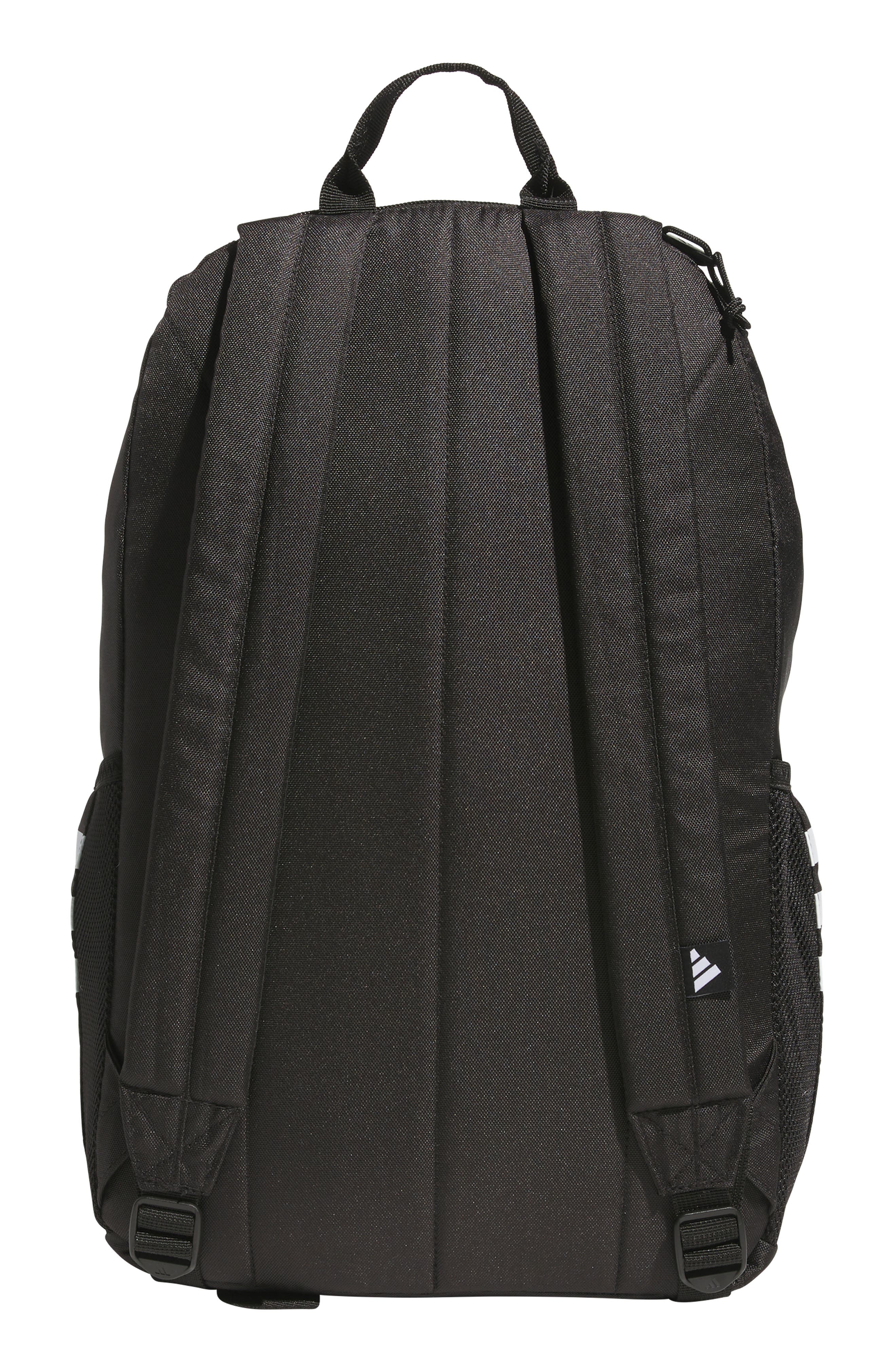 adidas Classic 3-Stripes 5 Backpack, Alternate, color, Black