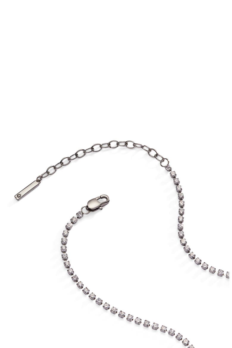 Bride Tennis Chain Necklace, Alternate, color, Gold