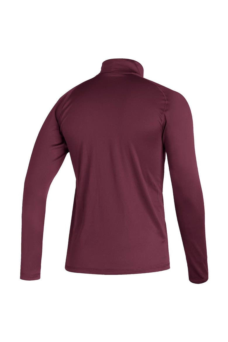Men's adidas Maroon Texas A&M Aggies Freelift Sport Raglan Quarter-Zip Jacket, Alternate, color, Maroon